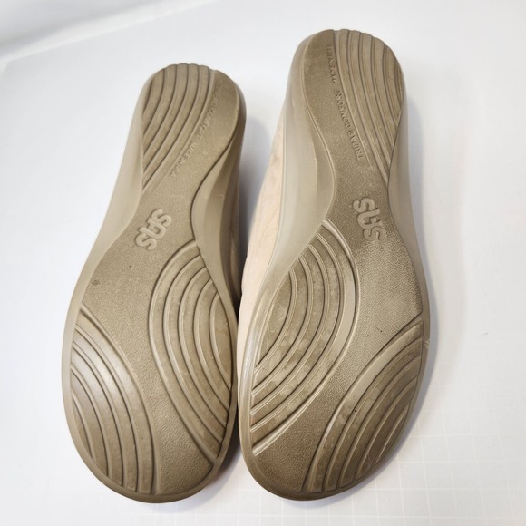 SAS Womens Funk Active Metallic Gold Leather Slip On Loafers Size 8 M Comfort - Picture 8 of 8